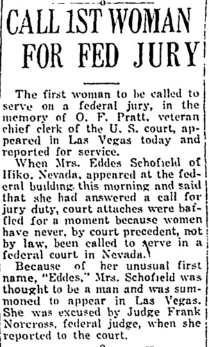 Call 1st Women for Fed Jury