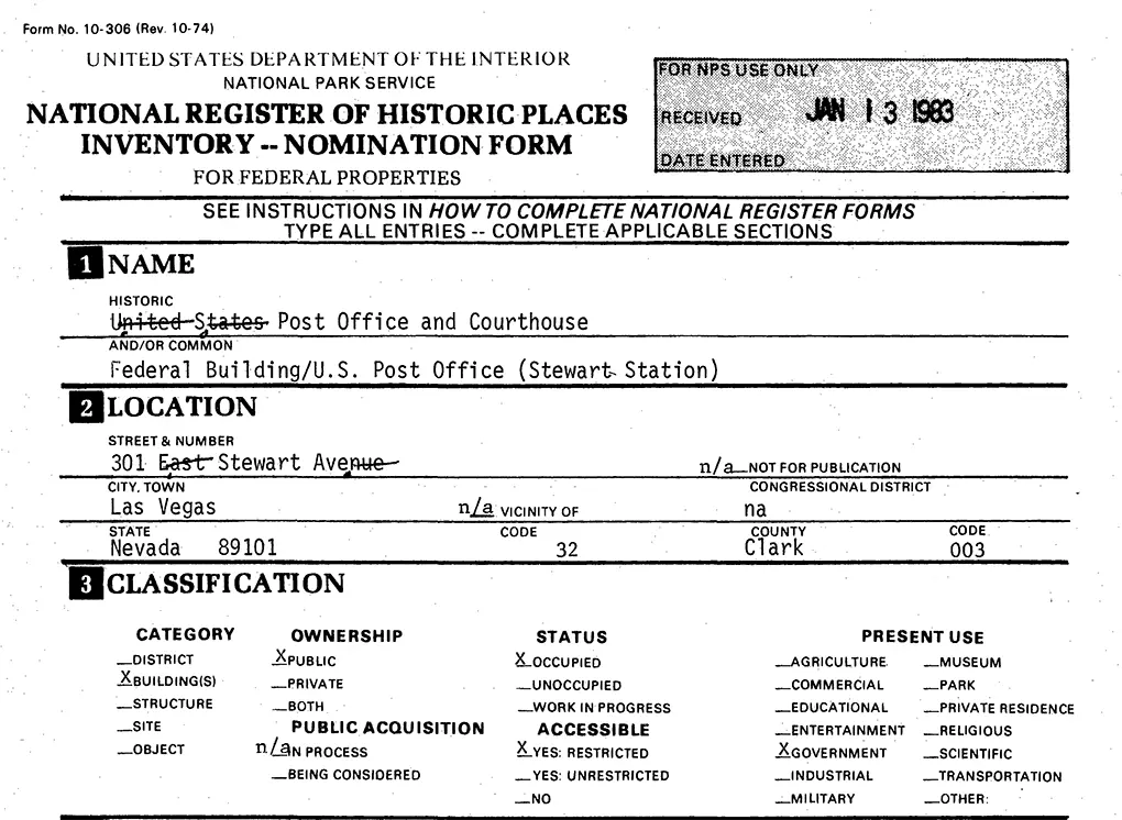 National Register of Historic Places Nomination ?v=tmm-001