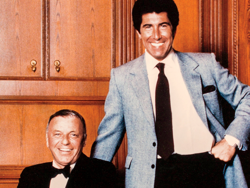 Steve Wynn and Frank Sinatra at the Golden Nugget. Photo Courtesy of Wynn Magazine