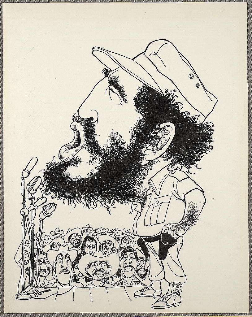 Caricature by Edward Valtman, courtesy of Library of Congress