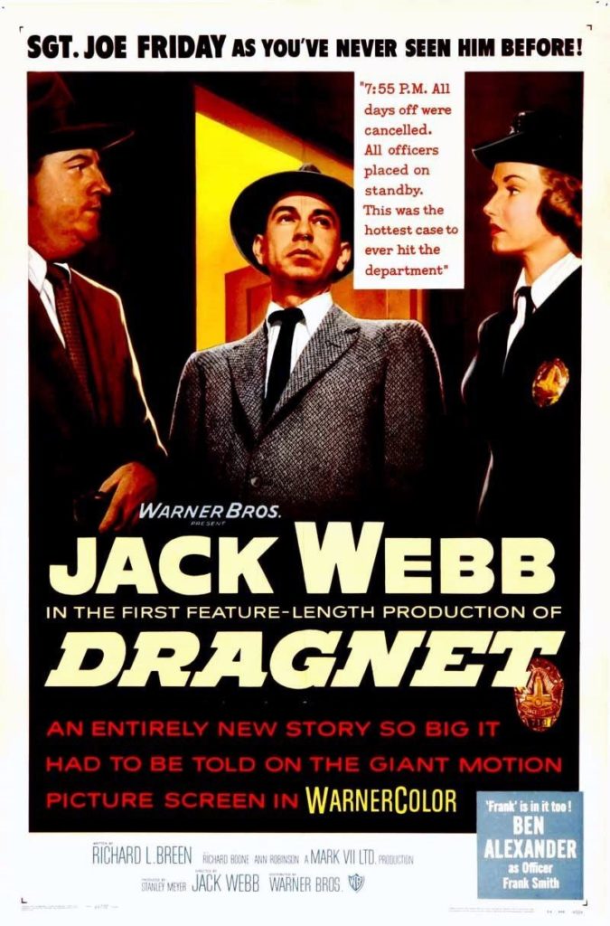 Dragnet movie poster
