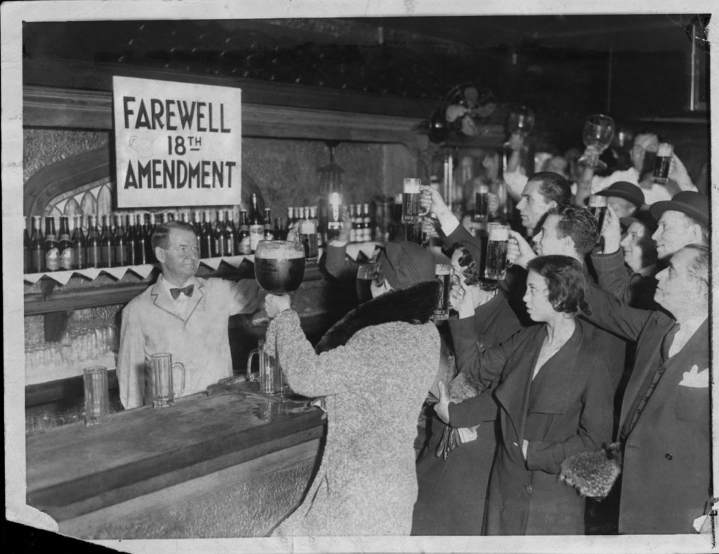 People celebrate Repeal Day 1933