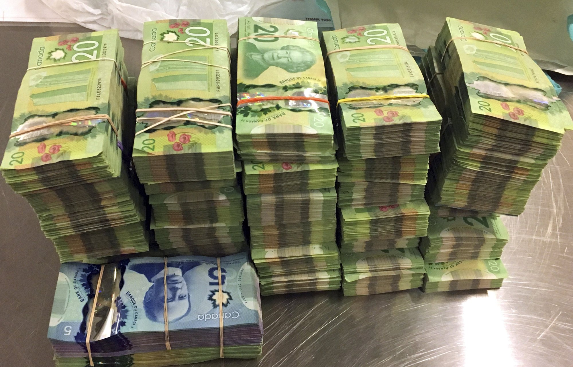 Canadian Currency Drug Bust
