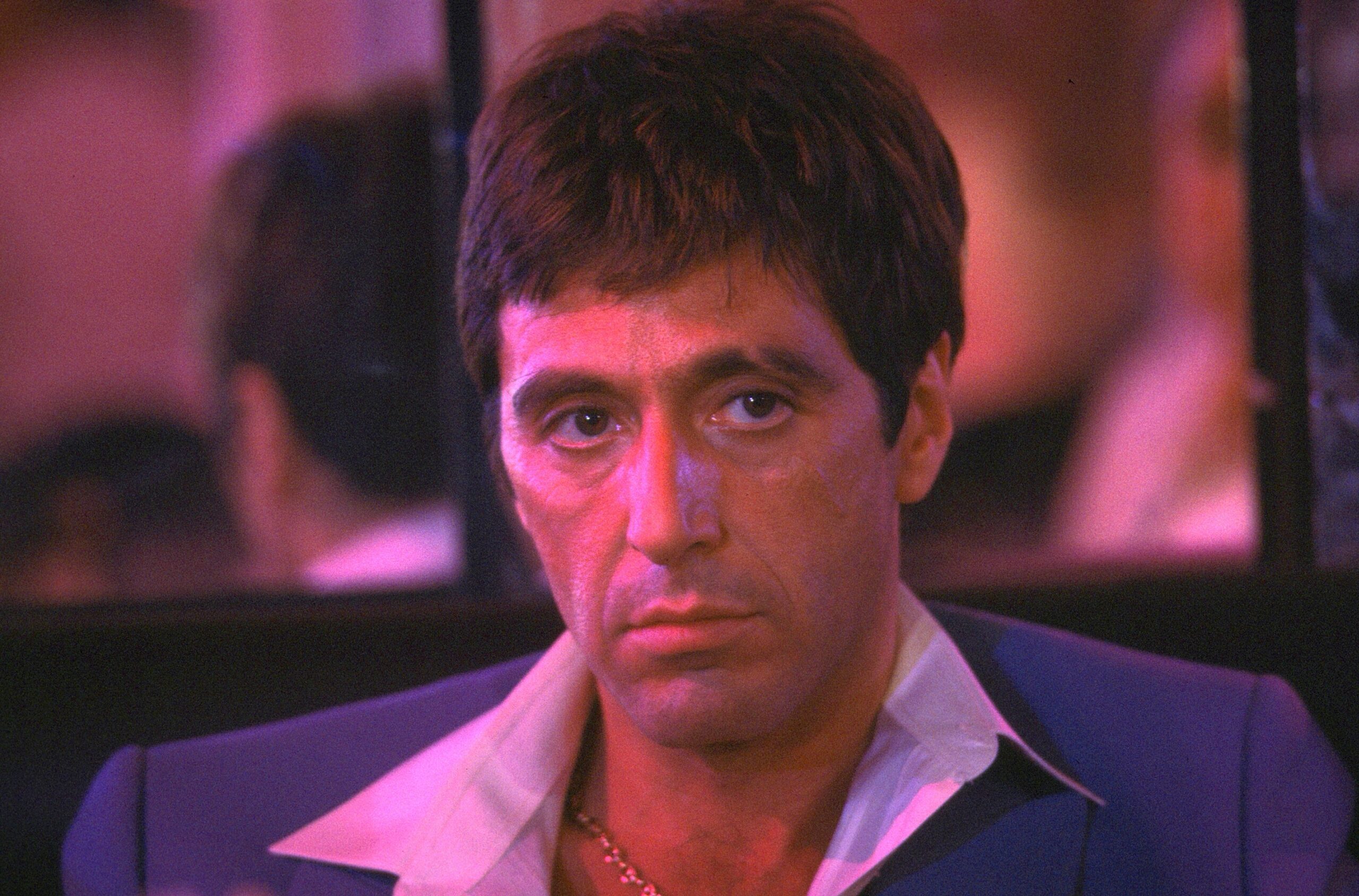 Pacino received more leading roles after his success as Michael Corleone in The Godfather. One of those roles, Tony Montana in Scarface, would rival The Godfather as his most famous performance. Universal Pictures / Photofest