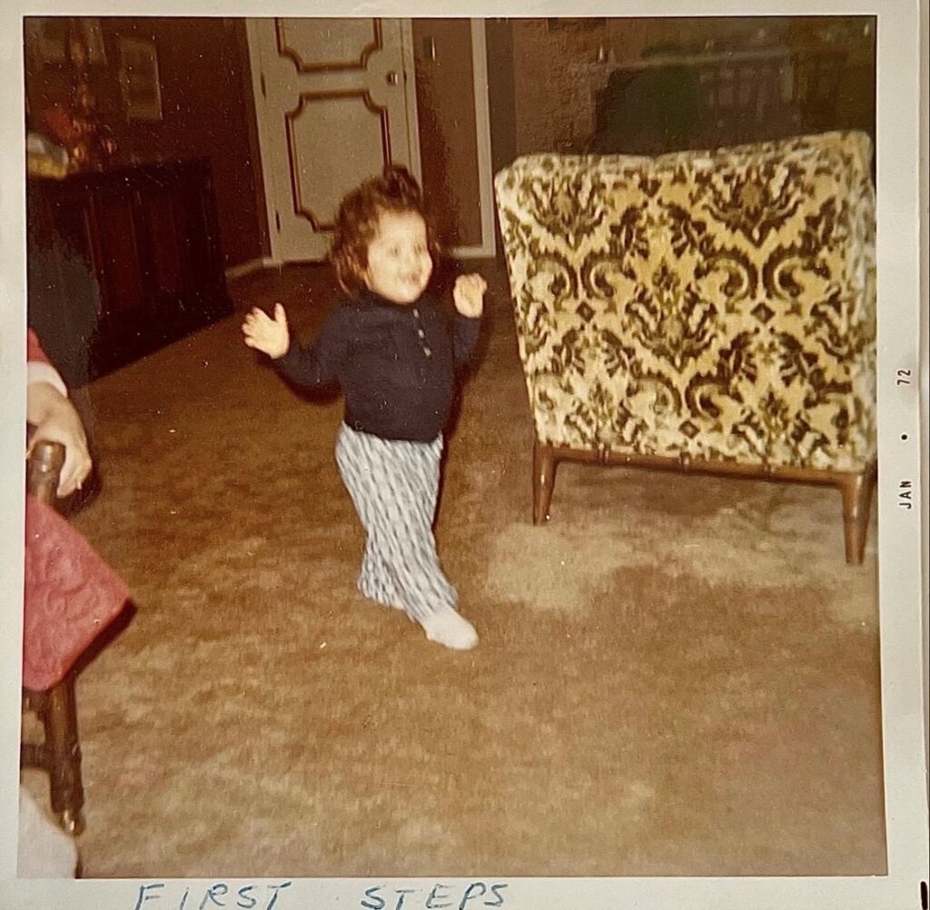 Alison Martino spent much of her early childhood at Las Vegas casino-resorts during the height of her father’s career. Her first steps as a toddler were taken in a suite at the Sands where her father performed. Alison Martino