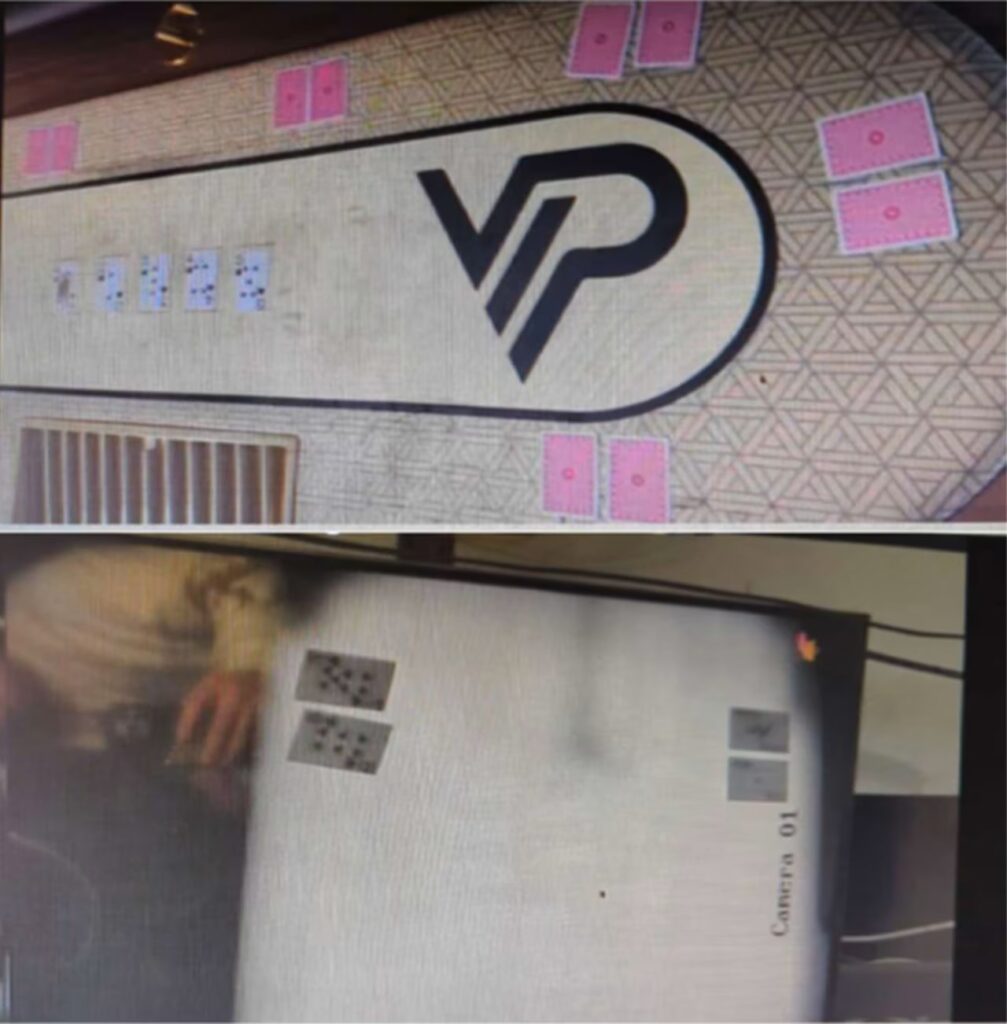 Among the high-tech devices used by the cheaters was an X-ray poker table, revealing the hands of unsuspecting players. Department of Justice