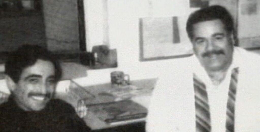 This undated photo of Caracappa and Eppolito in the 63rd Precinct in Brooklyn is one of the few photos showing them together.