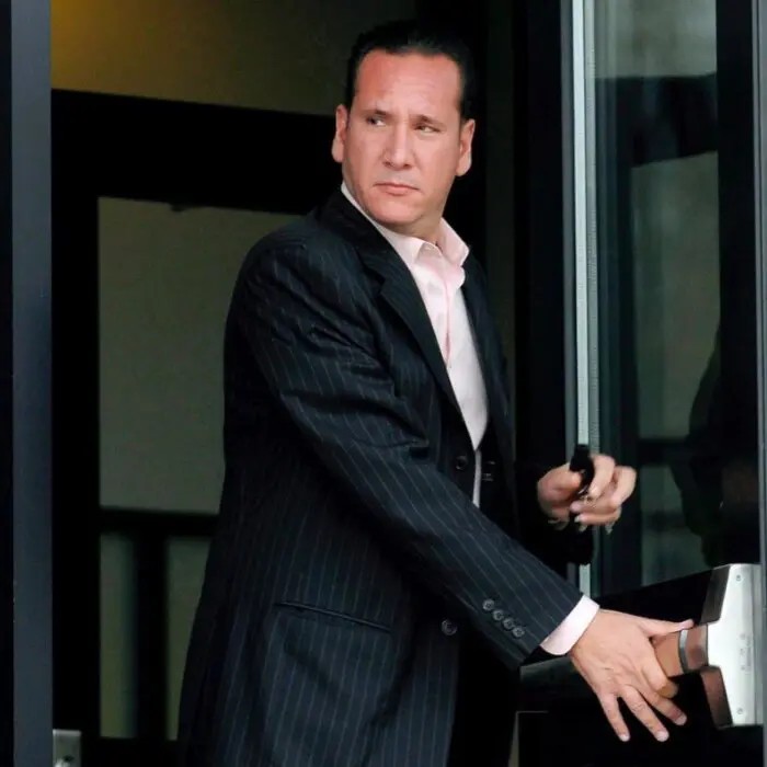 Leonardo “Leo the Lawyer” Rizzuto, the current boss of the Montreal Mafia, leaves court in 2008. Courtesy of Scott Burnstein