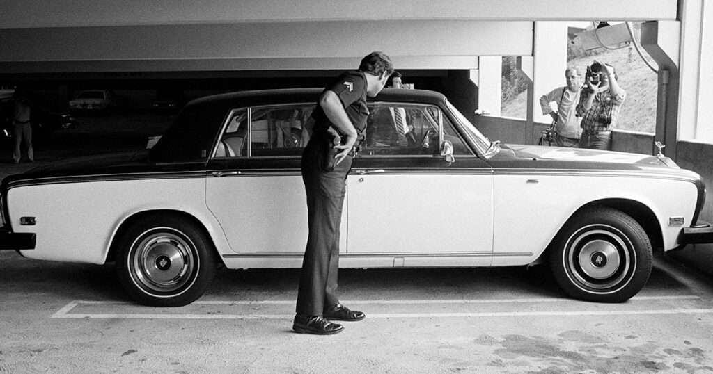 On June 17, 1979, Vic Weiss’ body was discovered in the trunk of his Rolls-Royce in North Hollywood, a suspected Mob hit. Associated Press